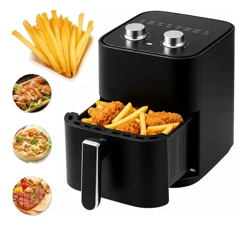 Fritadeira air fryer 3l sem oleo 1200w antiaderente 110220v