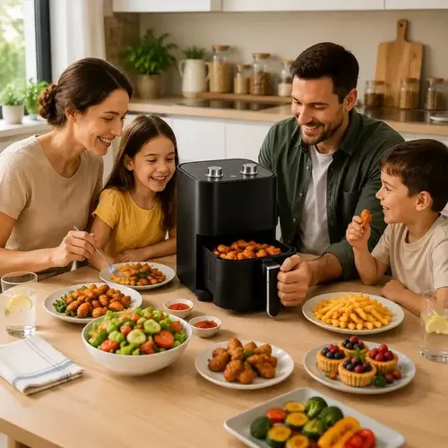 Fritadeira Air Fryer 3l Sem Óleo 1200w Antiaderente 110/220v
