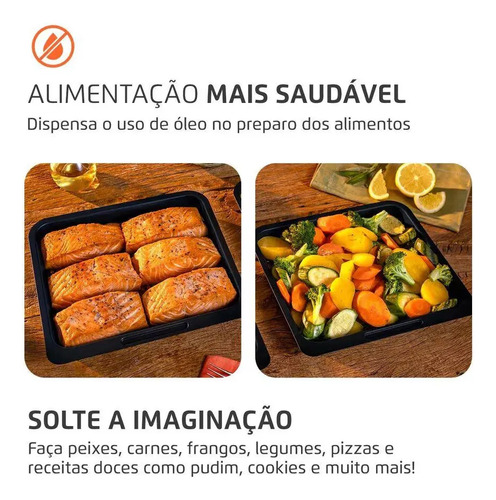 Fritadeira Air Fryer Oven Afon12lfg 12l Digital 2000 Mondial