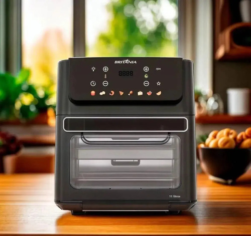 Fritadeira Air Fryer Oven Britânia 11 Litros 8 Funções 1800W BAF11A
