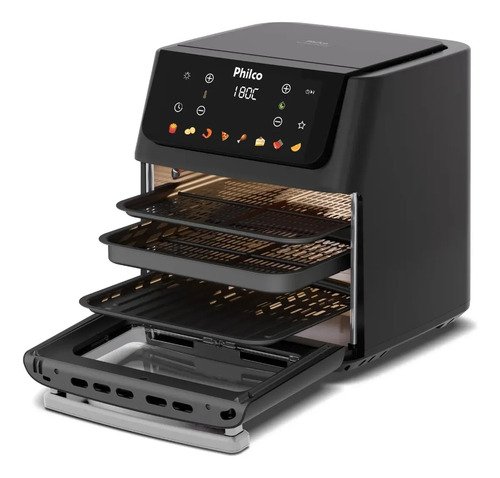 Fritadeira air fryer philco 16 litros paf16c preto 1