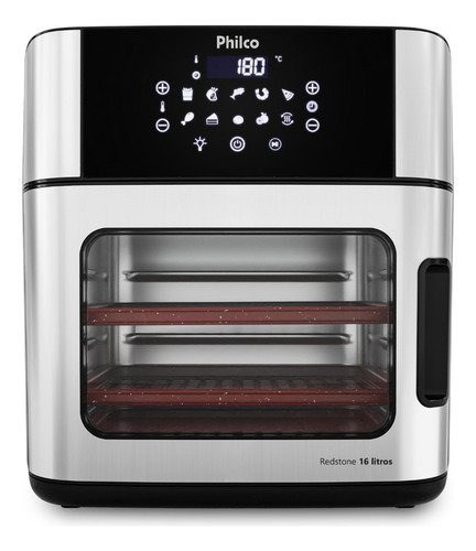 Fritadeira air fryer philco paf16a 4 em 1 painel digital 16l 1
