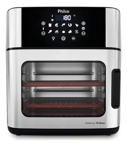 Fritadeira air fryer philco paf16a 4 em 1 painel digital 16l