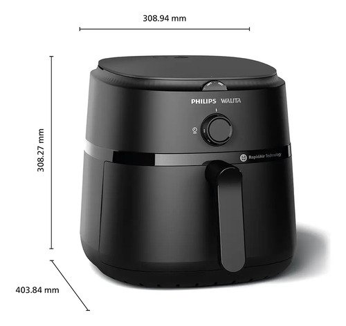 Fritadeira Airfryer Série 1000 Xl Na130/00 Preto