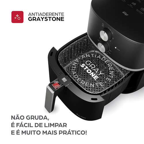 Fritadeira Elétrica Air Fryer Wap Wafg2s 5 Litros Com Revestimento Antiaderente 1500w 220v