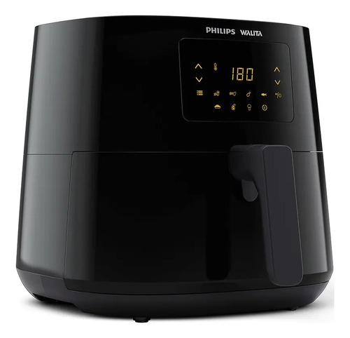 Fritadeira elétrica airfryer Philips Walita essential XL Ri9270 painel digital potência 2000W 6,2 litros preta