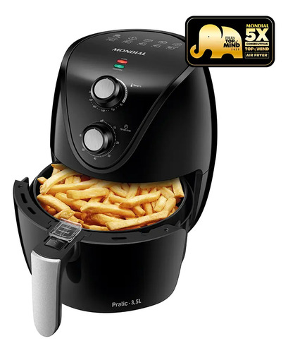 Fritadeira sem oleo air fryer 35l mondial 1500w af 31 1
