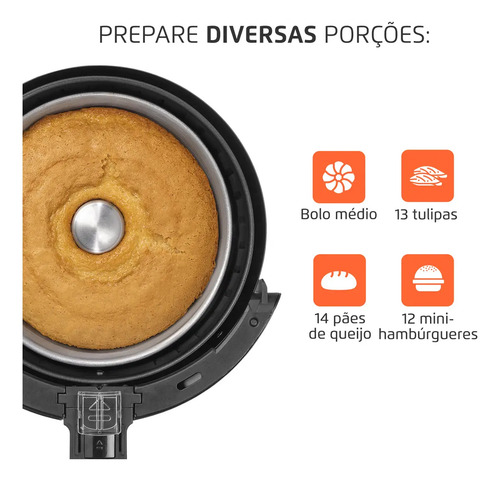 Fritadeira Sem Óleo Air Fryer 3,5L Mondial 1500W AF-31