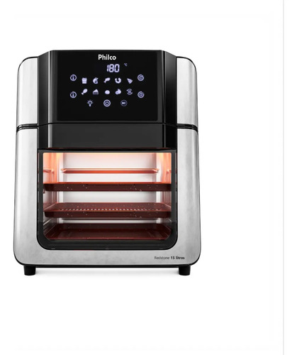 Fritadeira sem oleo air fryer oven paf15a 15l philco preto