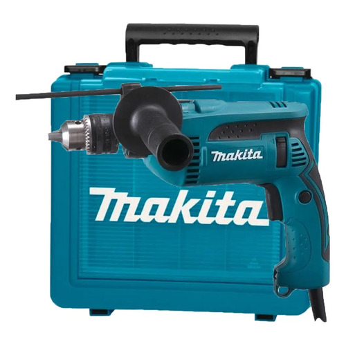 Furadeira de impacto hp1640k 12 760w c mal makita azul turqu 1