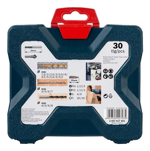 Furadeira Industrial Impacto Rev 450w Gsb 450 Re Bosch + Kit