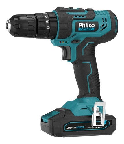 Furadeira parafusadeira de impacto philco ppf21m 21v 10mm bi