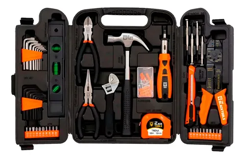 Furadeira Parafusadeira Sem Fio 3/8 Maleta + Kit Ferramentas