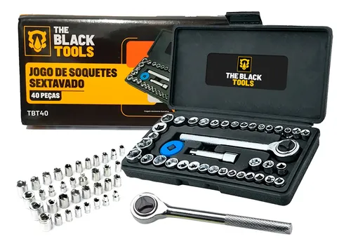 Furadeira Parafusadeira Sem Fio 3/8 Maleta + Kit Ferramentas