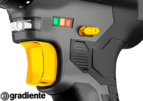 Furadeira Parafusadeira Sem Fio A Bateria Gpb12vd 12v 3/8 10mm Com Maleta E Acessórios Gradiente