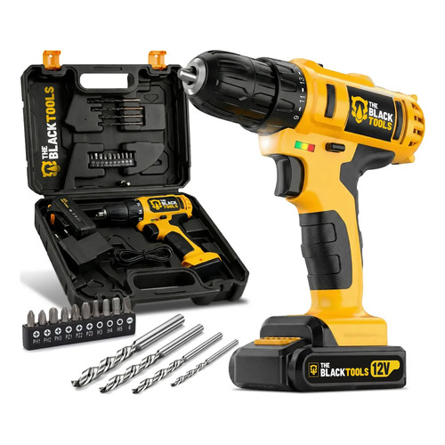 Furadeira parafusadeira sem fio a bateria tb 12e 12v 38 10mm 1