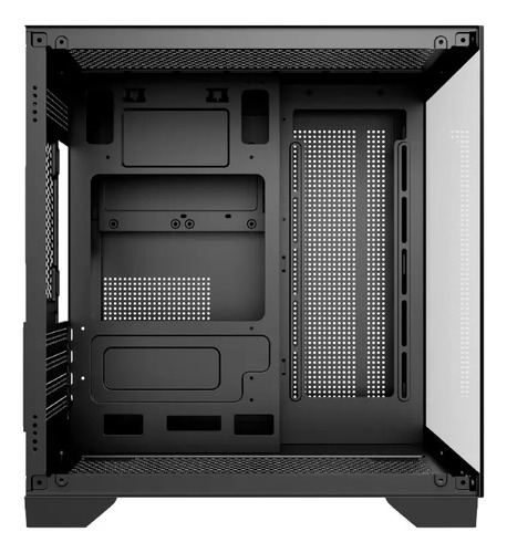 Gabinete Gamer Gb1790 Hayom 4 Fans Rgb Micro-atx Vidro Temp Cor Preto