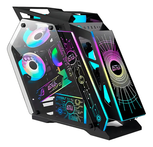 Gabinete Para Computador Gamer Gaming Com Painel De Vidro