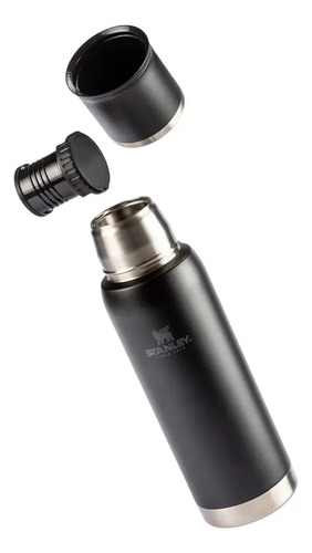 Garrafa Térmica Stanley Adventure 2.0 com Tampa Antivazamento Matte Black 1L