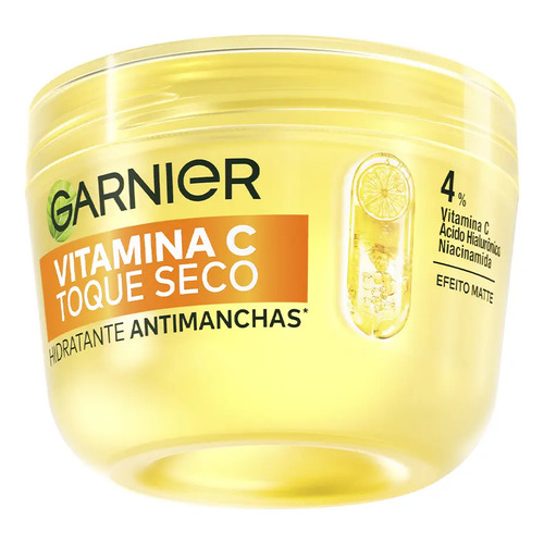 Gel creme hidratante facial antimanchas toque seco com vitam