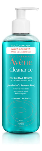 Gel de limpeza facial purificante avene cleanance pele oleos