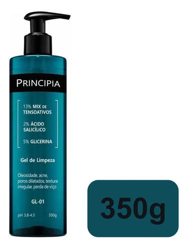 Gel de limpeza poros dilatados principia gl 01 salicilico 35