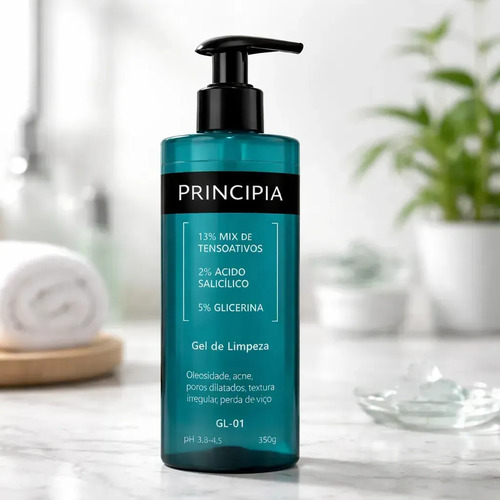 Gel De Limpeza Poros Dilatados Principia Gl-01 Salicilico 350ml Oleosa