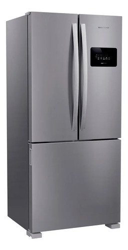 Geladeira Bro85mk 559L Frost Free French Door Brastemp Inox