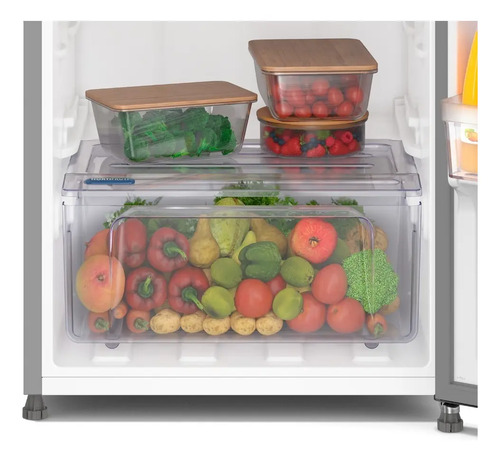 Geladeira Electrolux Frost Free 400l Inverter Inox (if44s) Cinza