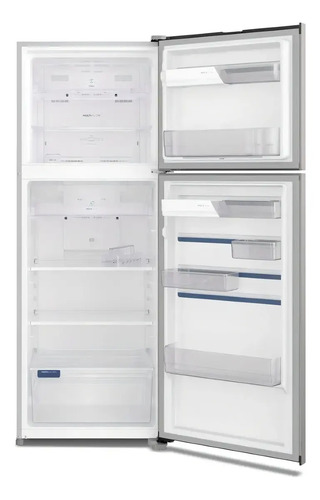Geladeira Electrolux Frost Free com AutoSense 480L Efficient Duplex Inox Look TF71S Cor Prateado
