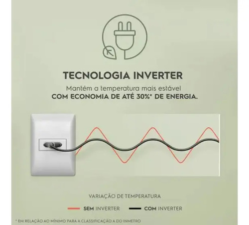 Geladeira Electrolux Frost Free Inverter 410l Inox (if46s) Cor Inox look