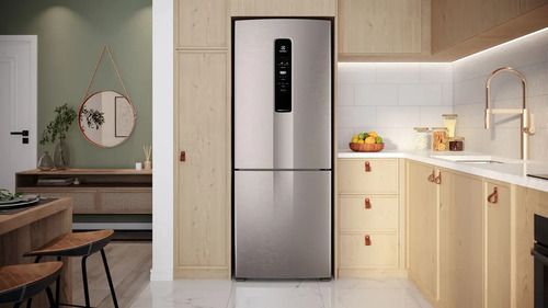 Geladeira Electrolux Frost Free Inverter 490l Inox Ib5is