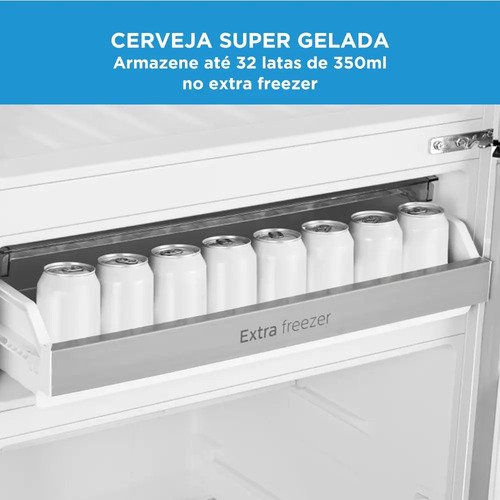 Geladeira Midea Frost Free Duplex 491L Inverter com Wi-Fi, Branca