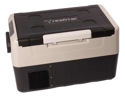 Geladeira portatil 35l resfriar bluetooth quadrivolt control