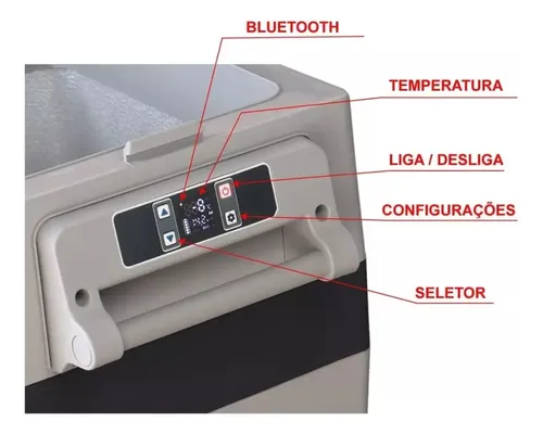 Geladeira Portatil 42 Litros Caminhao Van Motorhome Carro