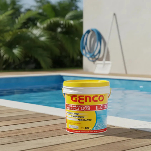 Genco 3 em 1 balde 10kg para piscina