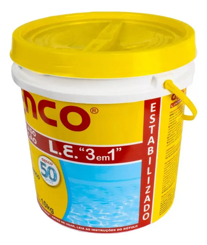 Genco 3 Em 1 Balde 10kg Para Piscina