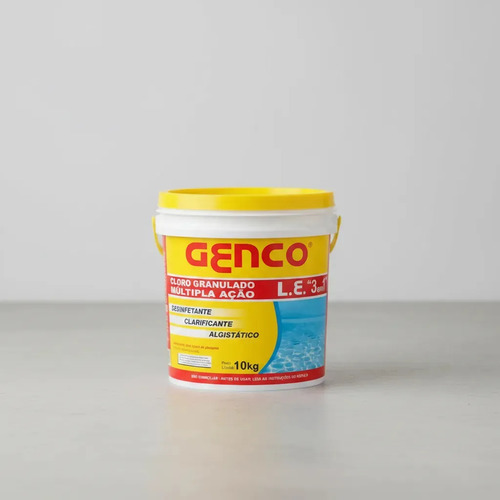 Genco 3 Em 1 Balde 10kg Para Piscina