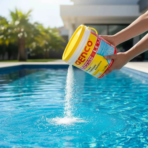 Genco 3 Em 1 Balde 10kg Para Piscina