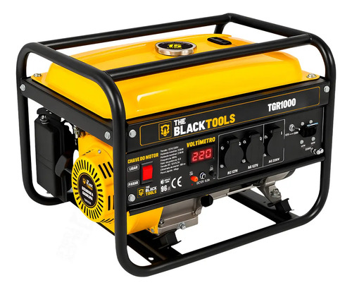 Gerador de energia 375kva 3000w 4 tempos gasolina 196cc mono