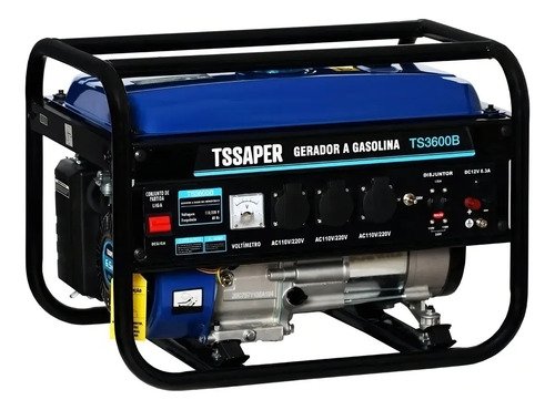 Gerador de energia a gasolina 35 kva monofasico com tecnolog