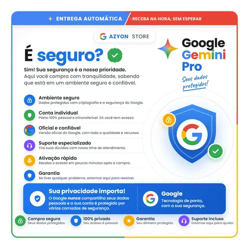 Google Gemini Ai Pro 18 Meses | Via Link De Ativação