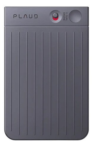 Gravador de voz ai plaud note 64gb preto com chatgpt e trans