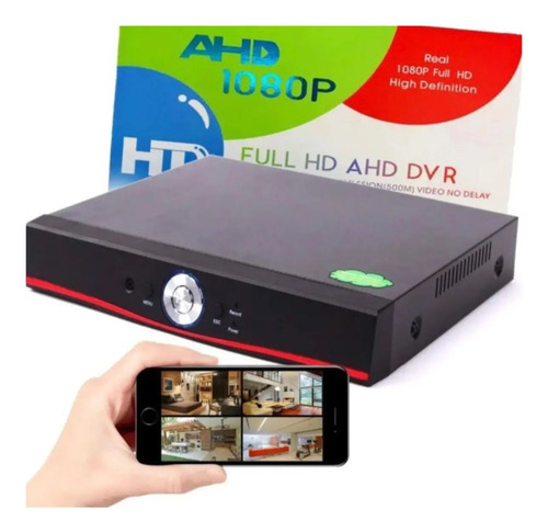 Gravador Digital Dvr 4 Canais Full Hd Ahd 1080p 110v220v
