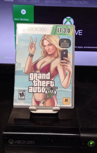 Gta 5 Xbox 360 Lt3.0 Somente Xbox 360 Desbl0quead0 C/ Capa!