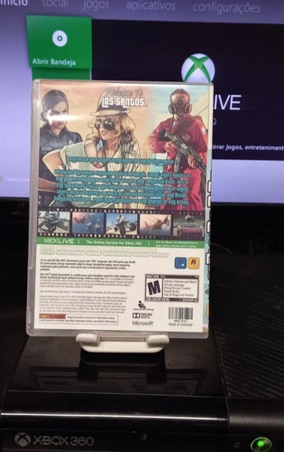 Gta 5 Xbox 360 Lt3.0 Somente Xbox 360 Desbl0quead0 C/ Capa!
