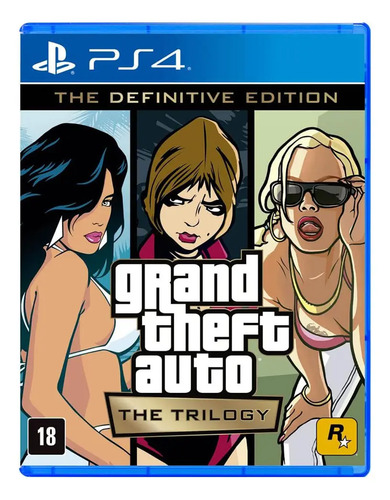 GTA The Trilogy Definitive Edition PS4 Midia Fisica