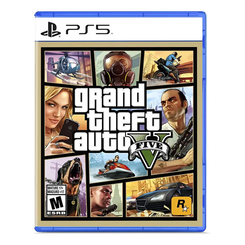 Gta v grand theft auto v ps5 midia fisica jogo acao rockstar 1