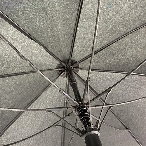 Guarda-chuva ET-One Automático Gigante 130cm Reforçado Preto Fibra de Vidro com Bolsa para Levar