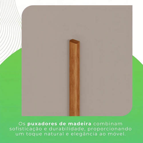 Guarda Roupa Casal 3 Portas 9 Gavetas Luana Sallêto Móveis